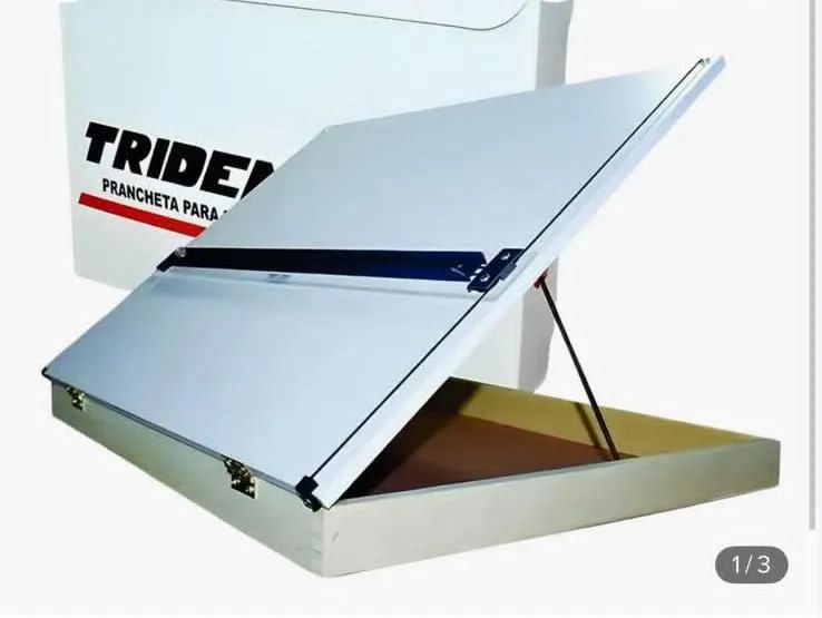 Prancheta portátil com régua Trident A3 