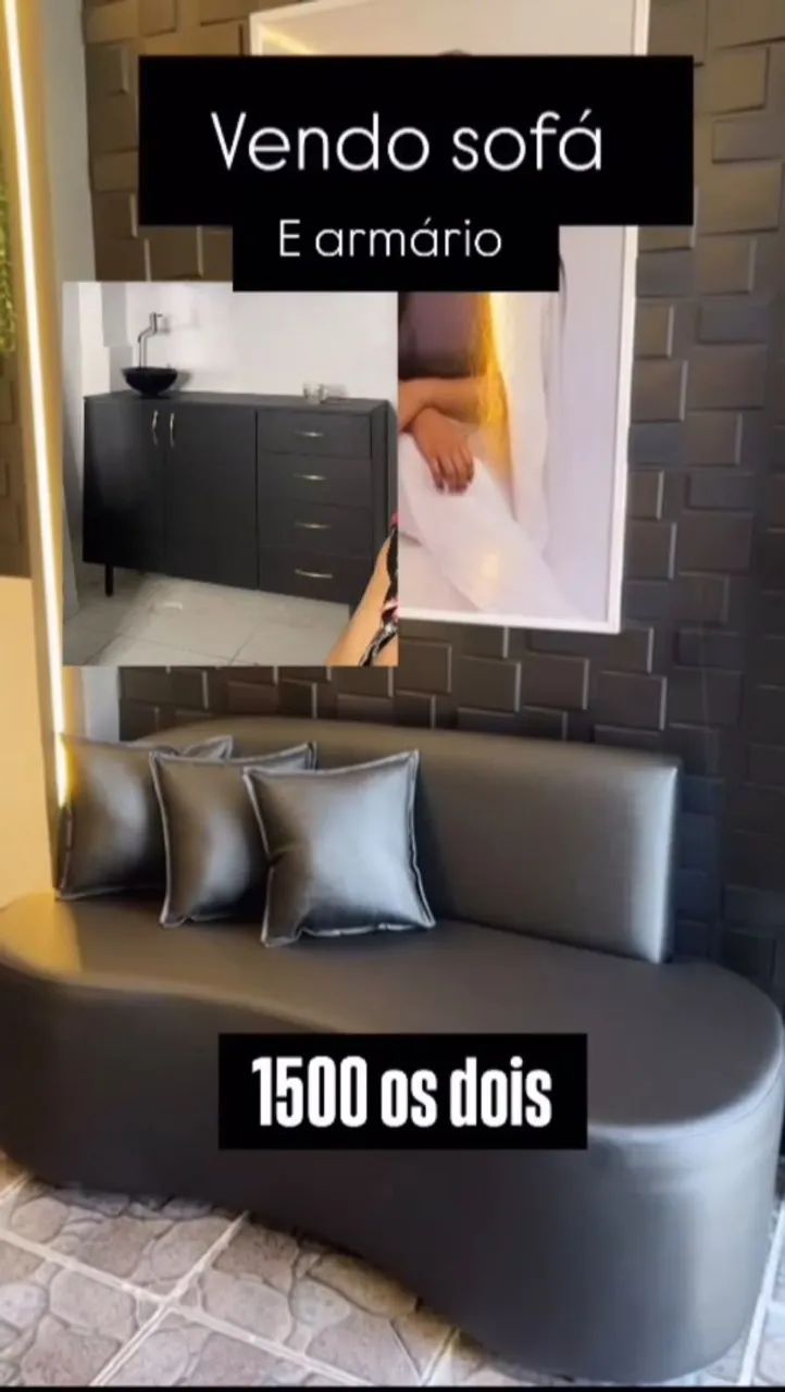 Combo sofá e armário pro seu Studio  - Foto 3