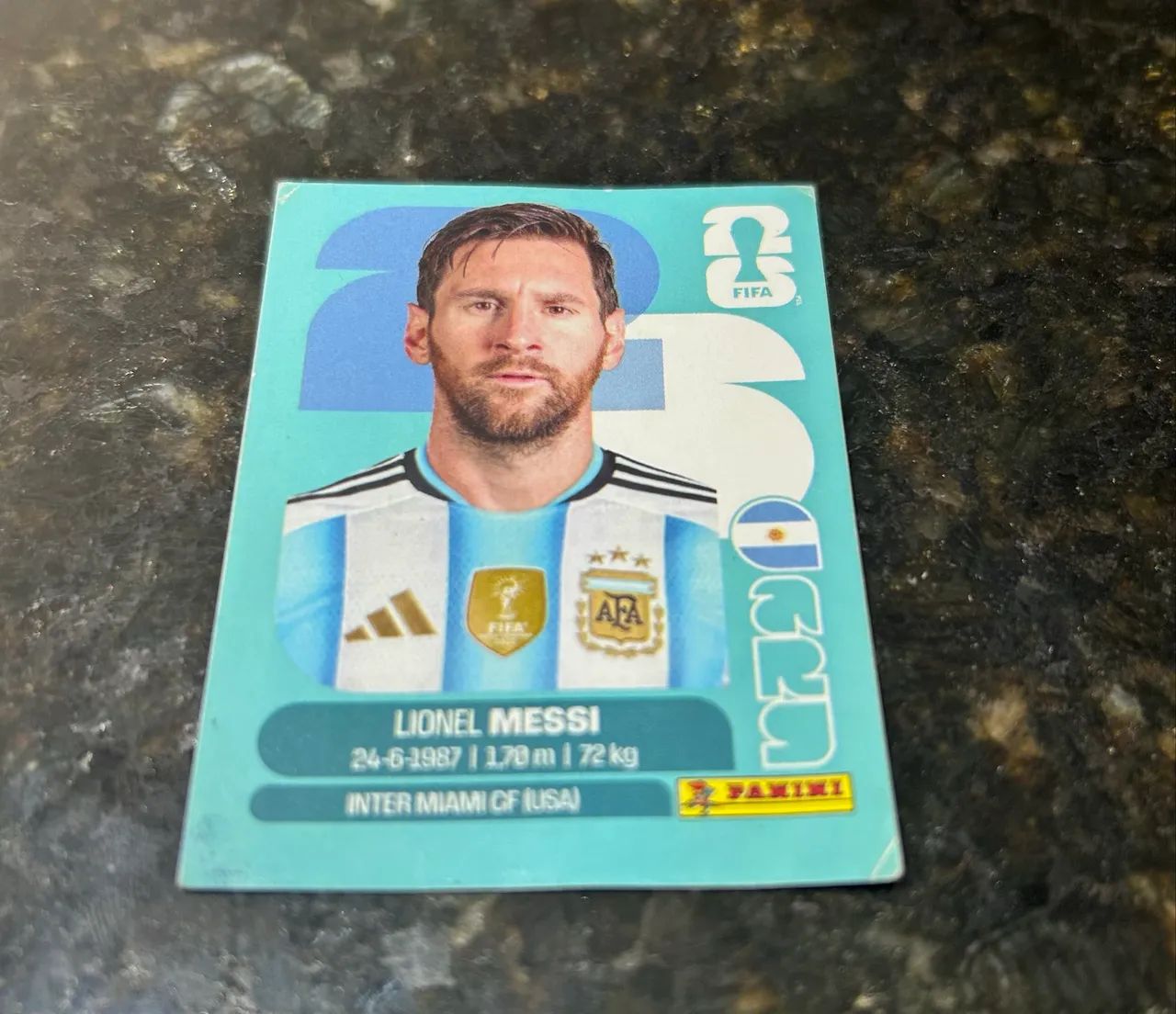Figurinha Lionel messi 2026