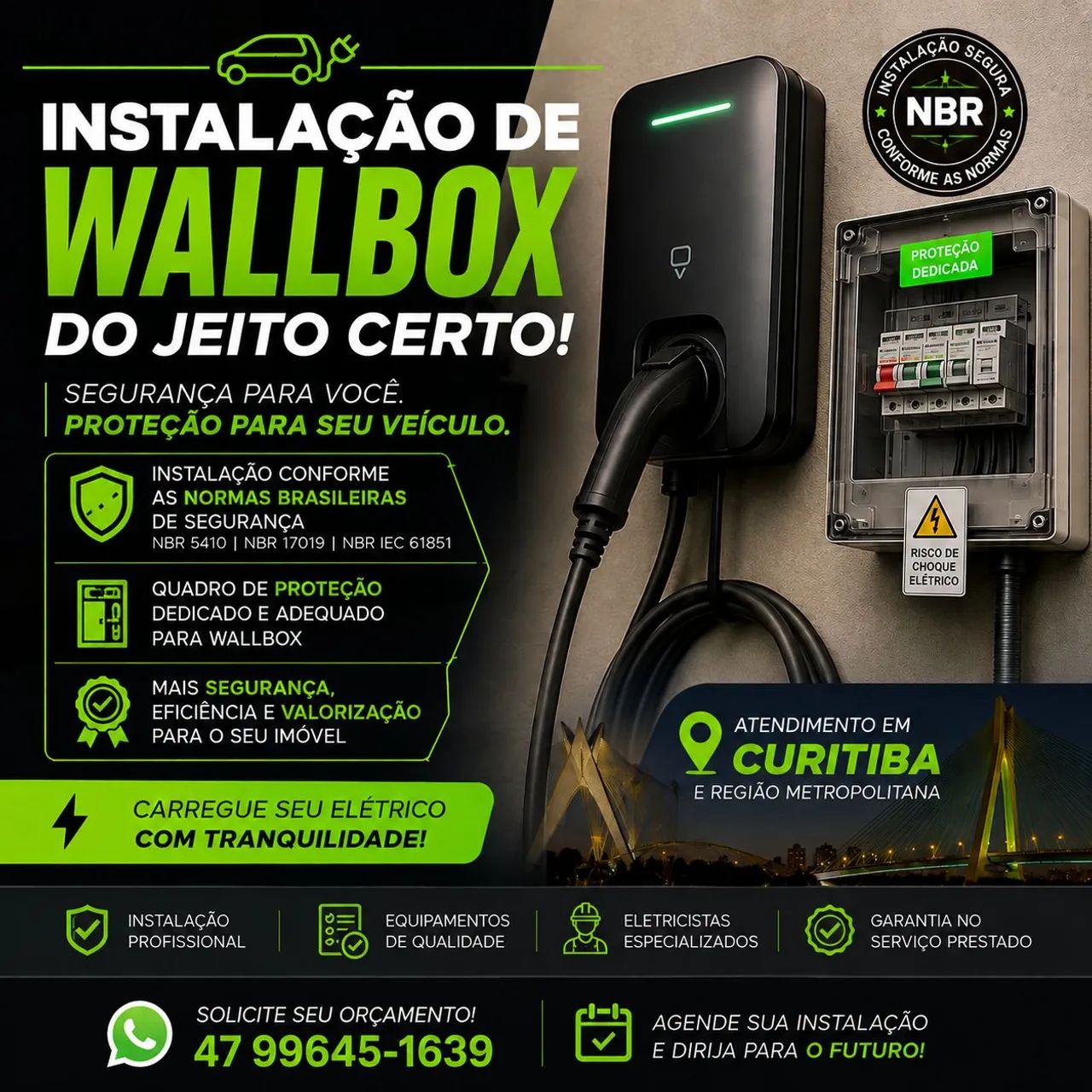 Instalação de wallbox 