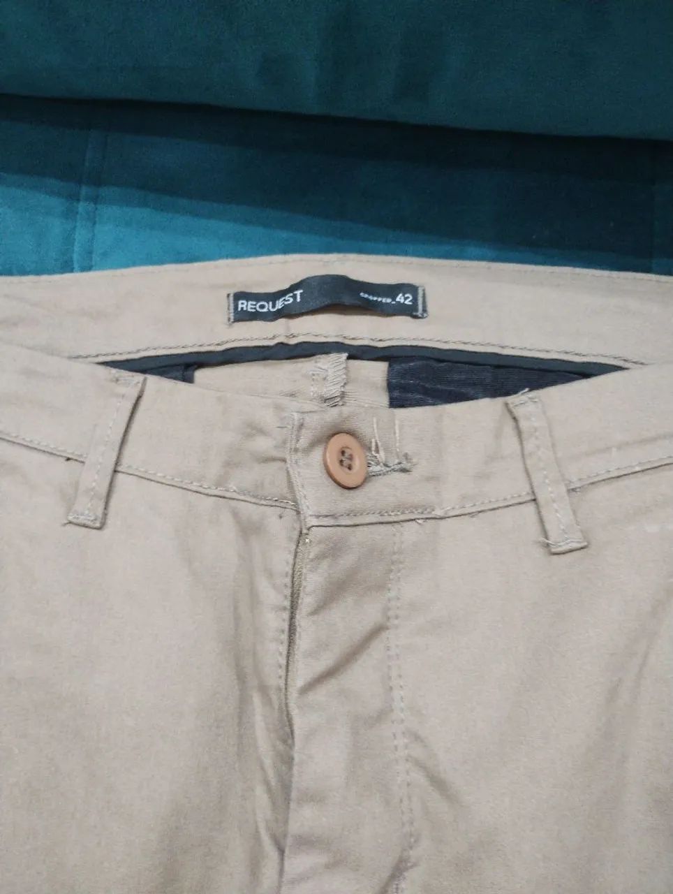 Calça masculina caqui cropedd - Foto 3