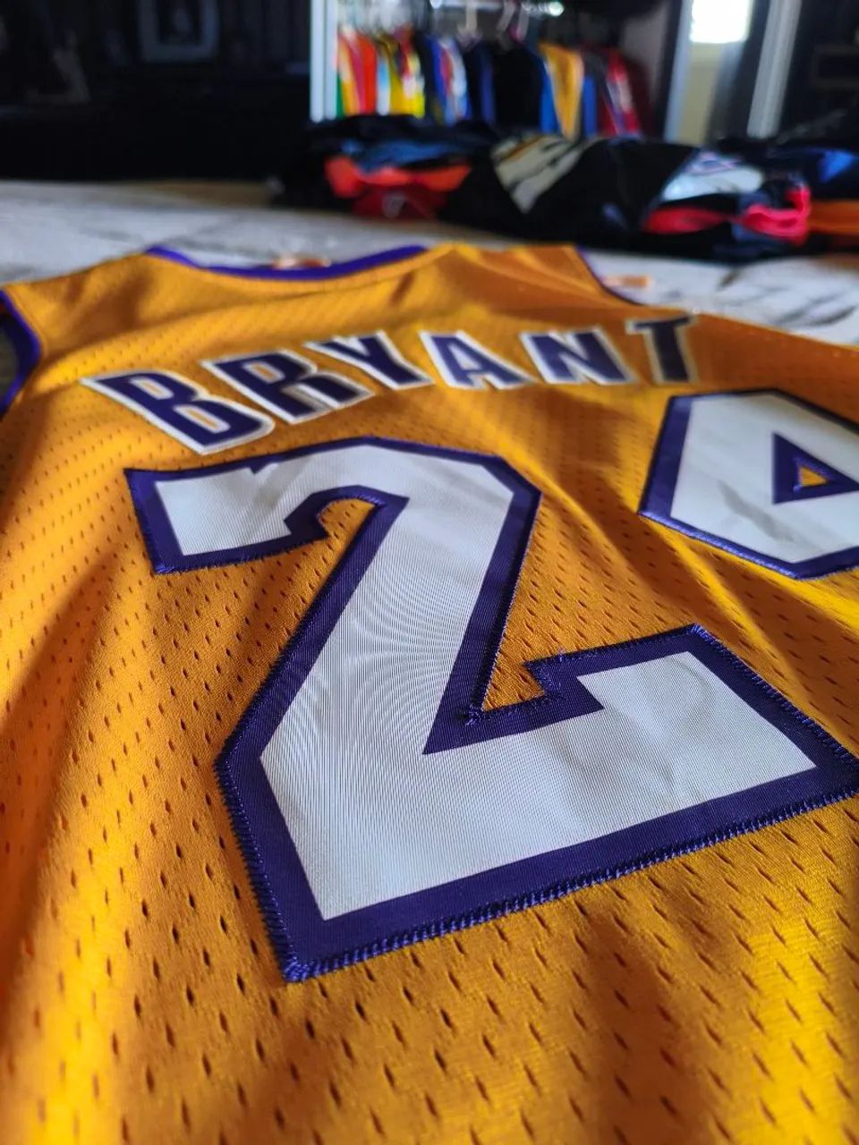 Camisa Kobe Bryant #24 Lakers Adidas NBA Swingman 2009 M +2