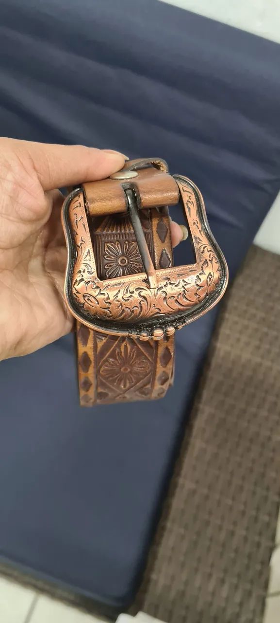 Cinto Novo de couro - Foto 4