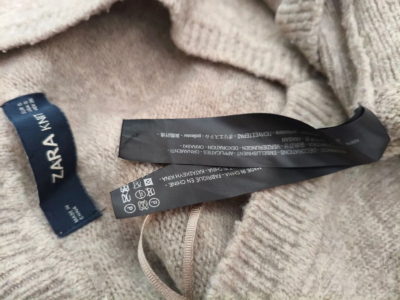 ZARA KNIT cardigã lã  - Foto 5
