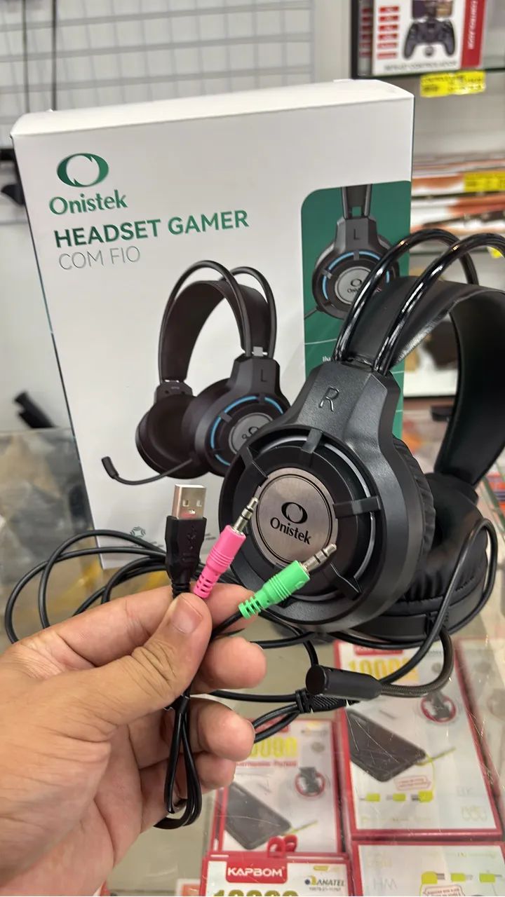 HEADSET GAMER COM FIO  - Foto 3