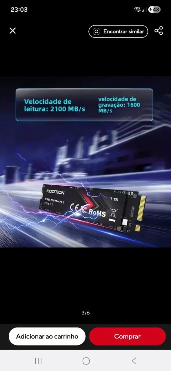 SSD Nvme M.2 512gb65713021855233122