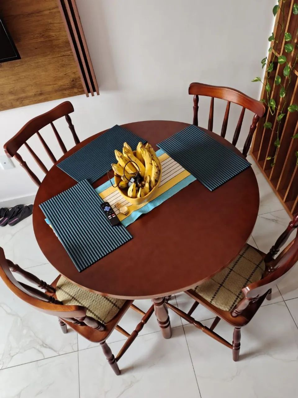 Mesa madeira  completa  - Foto 3