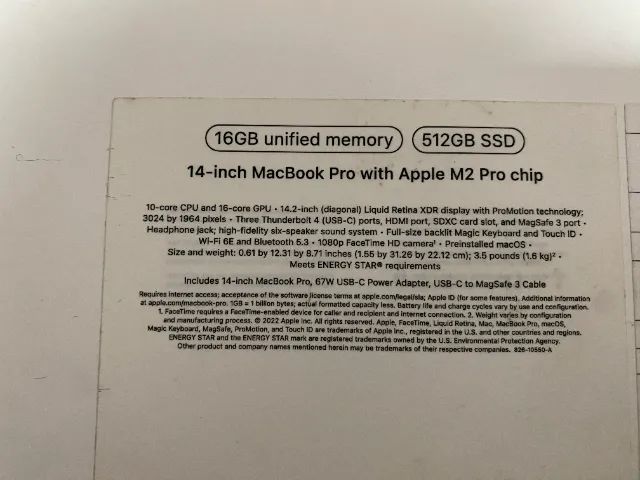 14" MacBook Pro com chip M2 Pro - Foto 6