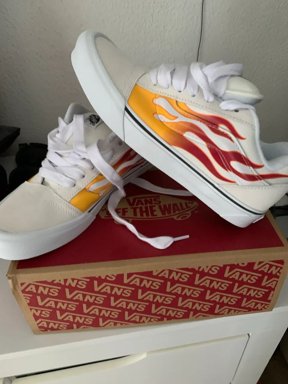 Tênis Knu Skool Flame Cream