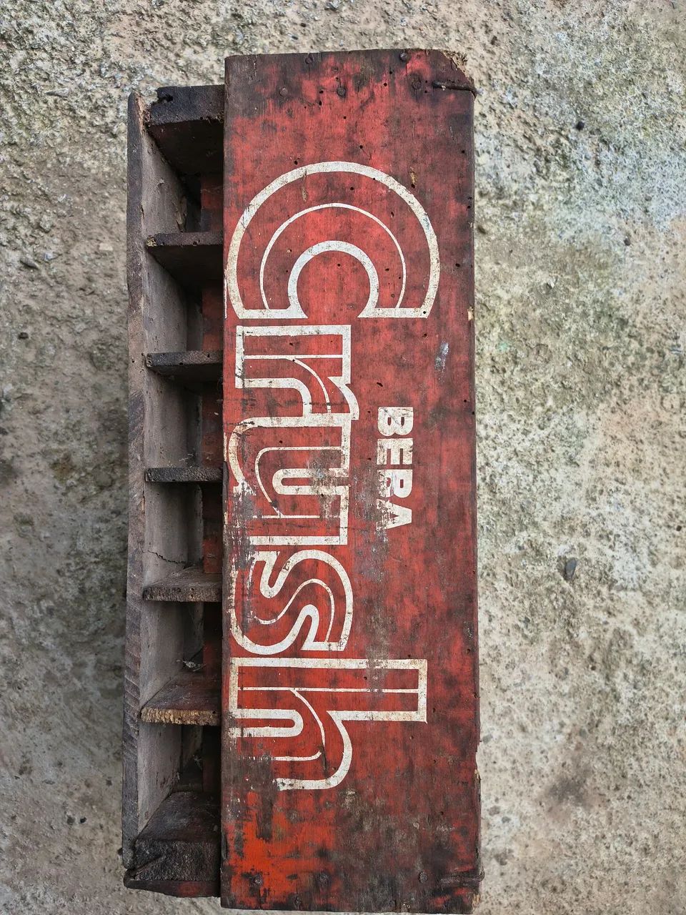 Crush Caixa em madeira anos 60