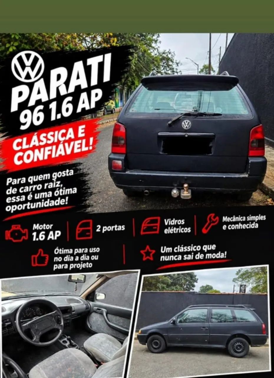 Volkswagen Parati CLI / CL/ Atlanta 1.6 1996
