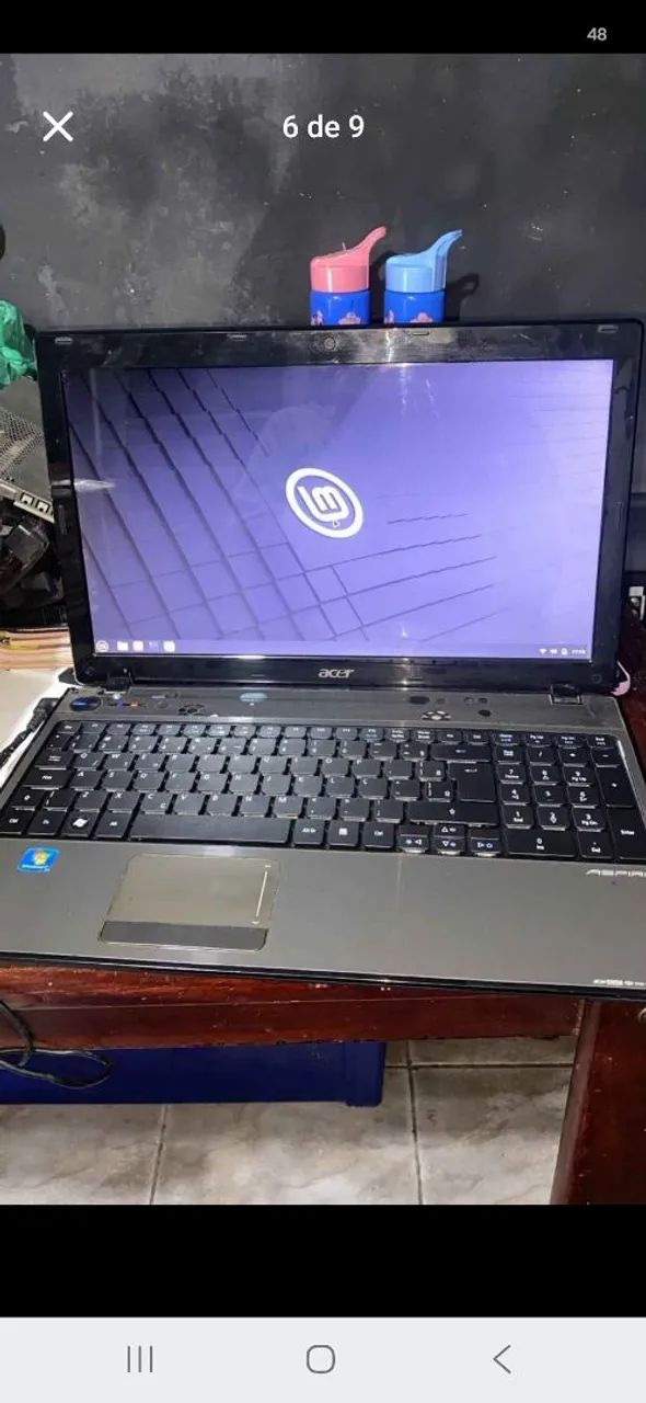 Vendo notebook acer 