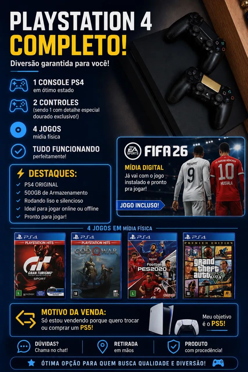 VENDO PS4 - Foto 3