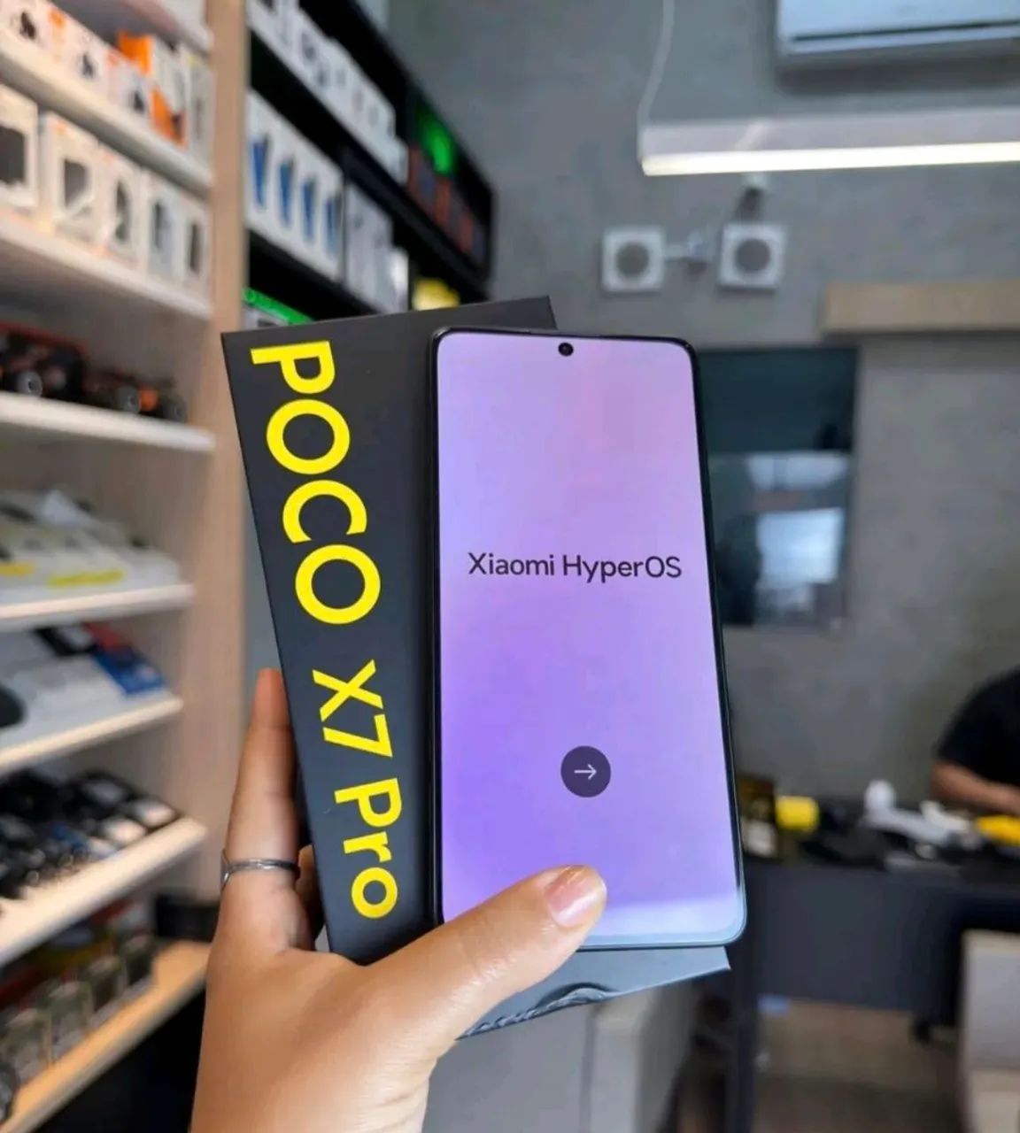 POCO X7 PRO Amarelo - 12 RAM 512gb (Parcelo em até 18x) - Foto 2