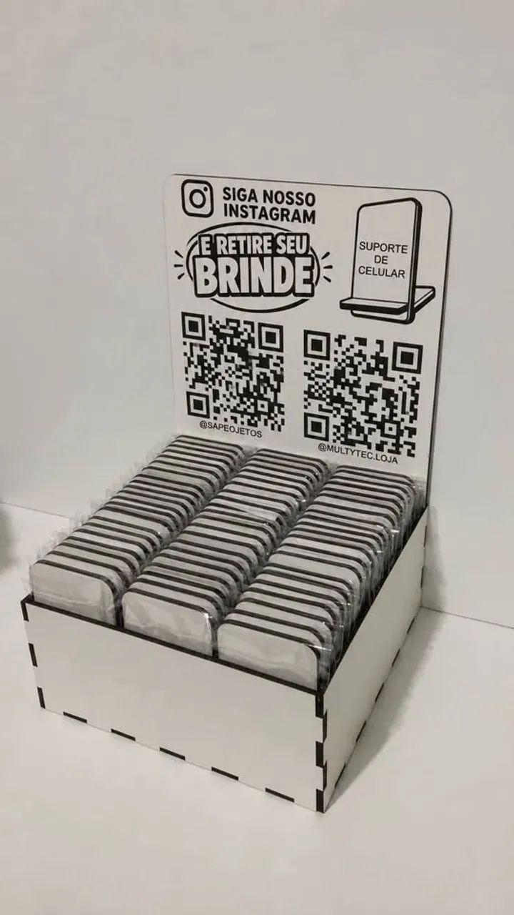 Caixa Display Com 63 Suportes De Celular Para Brindes - Foto 2