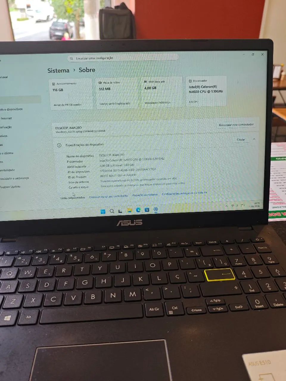 Vendo Notebook Asus E510 - Foto 2