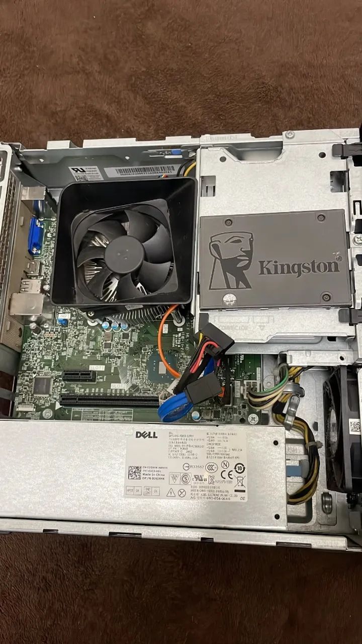 PC Completo Dell i3 7100, 8GB RAM + Headset + Mouse sem fio + Webcam - Foto 6