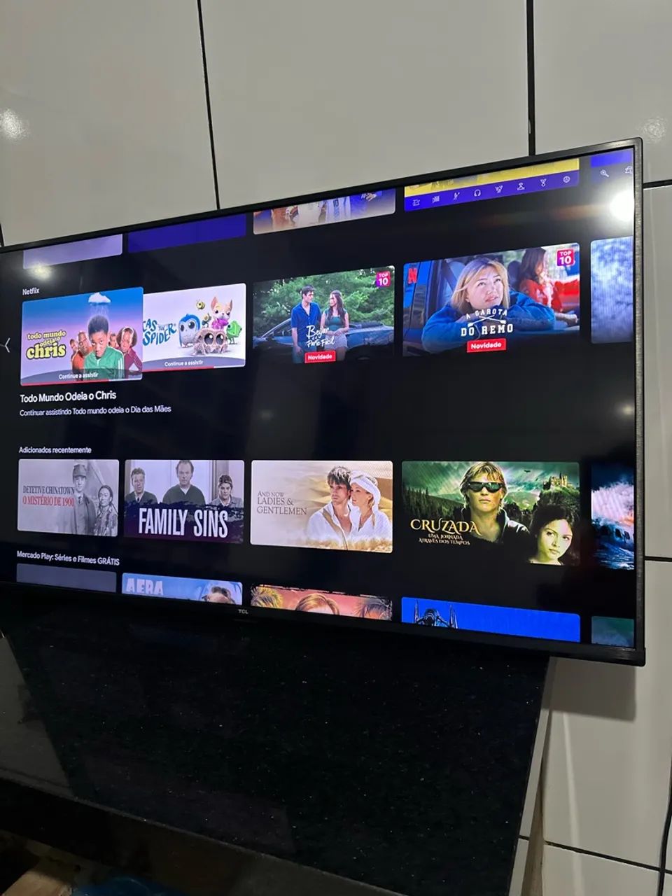 Tv smartv 50 4 k TCL Android 1350$ sem oferta  - Foto 5