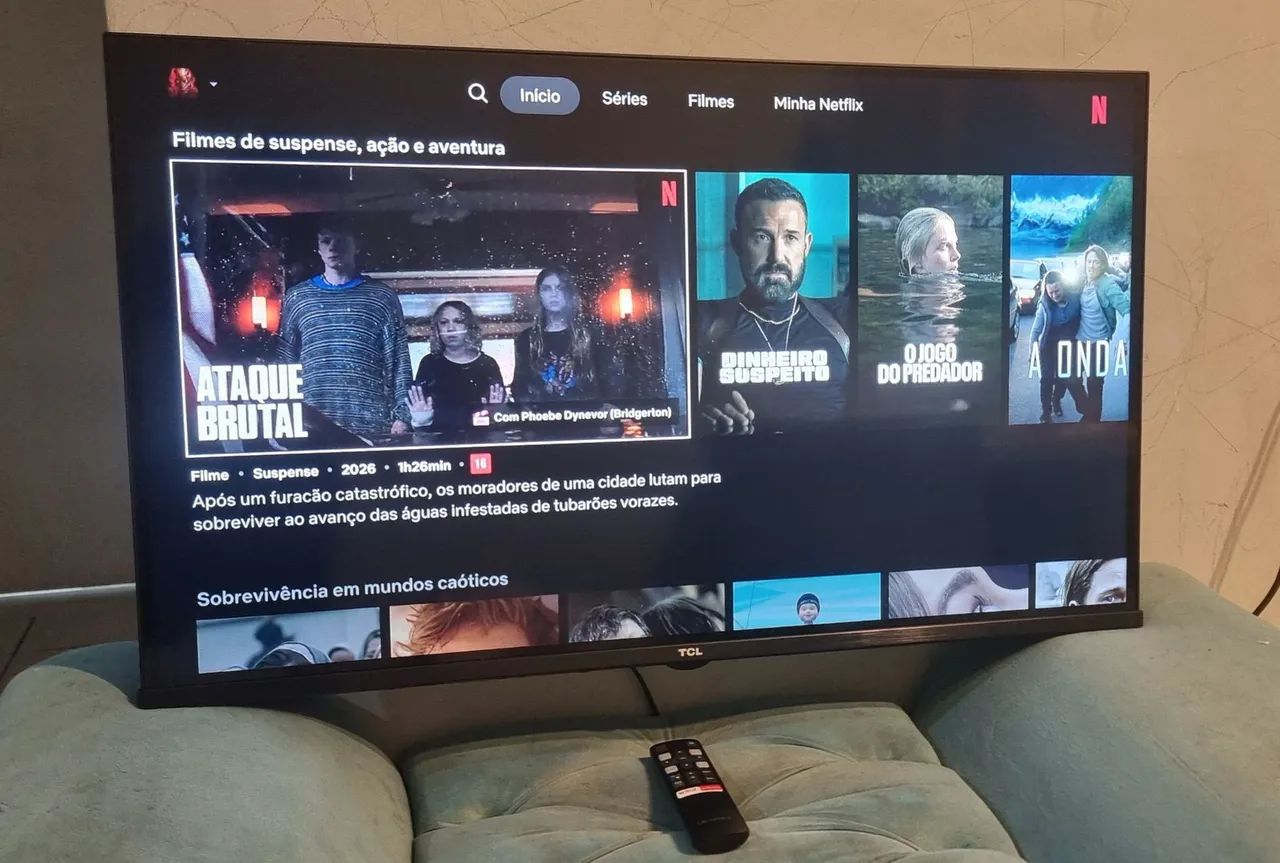 Tv smart TCL 32" Polegadas Full HD - HDR - Bluetooth -Android -bordas infinita- Play store - Foto 5