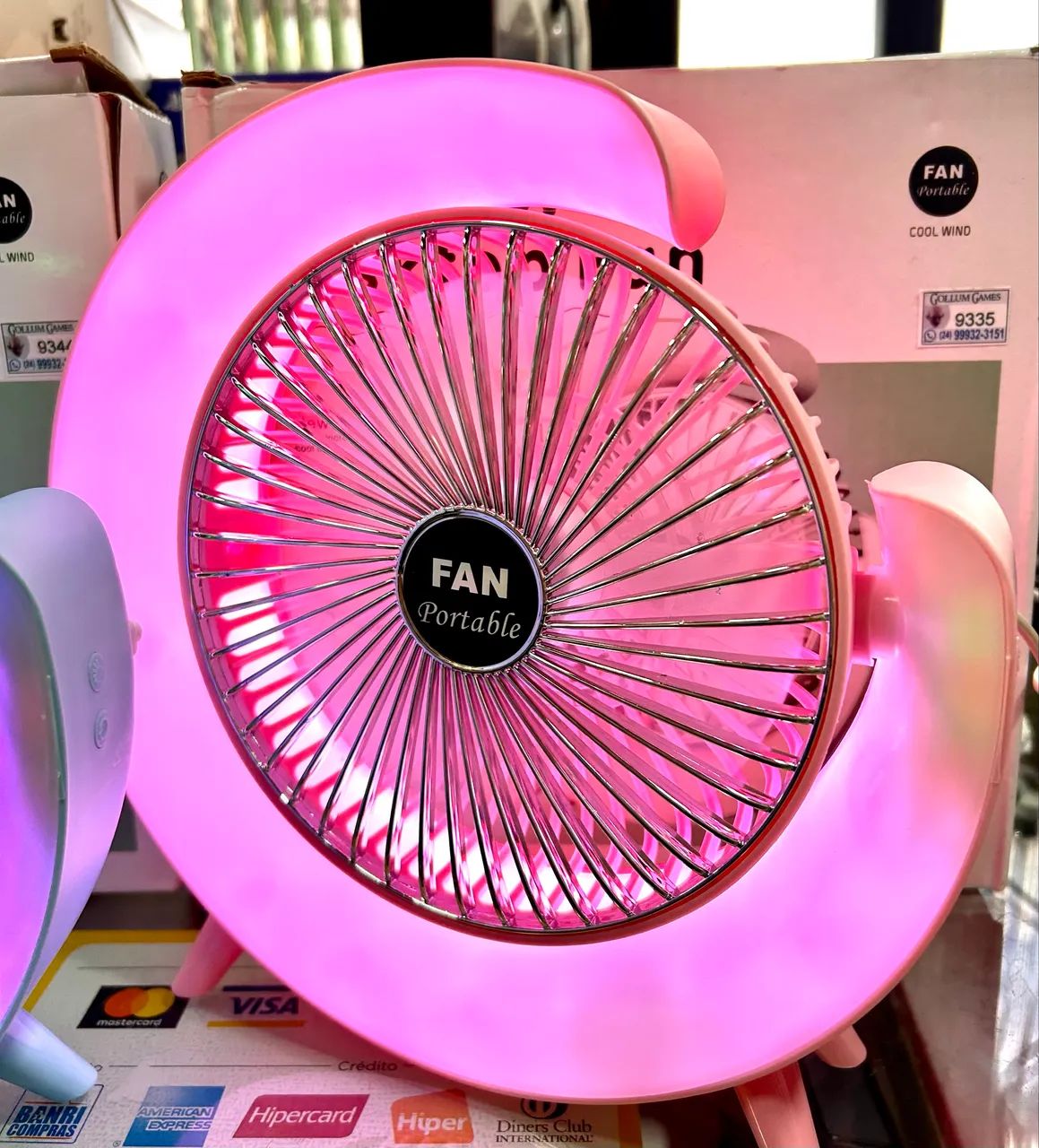 Mini Ventilador com Luminária ! - Foto 3