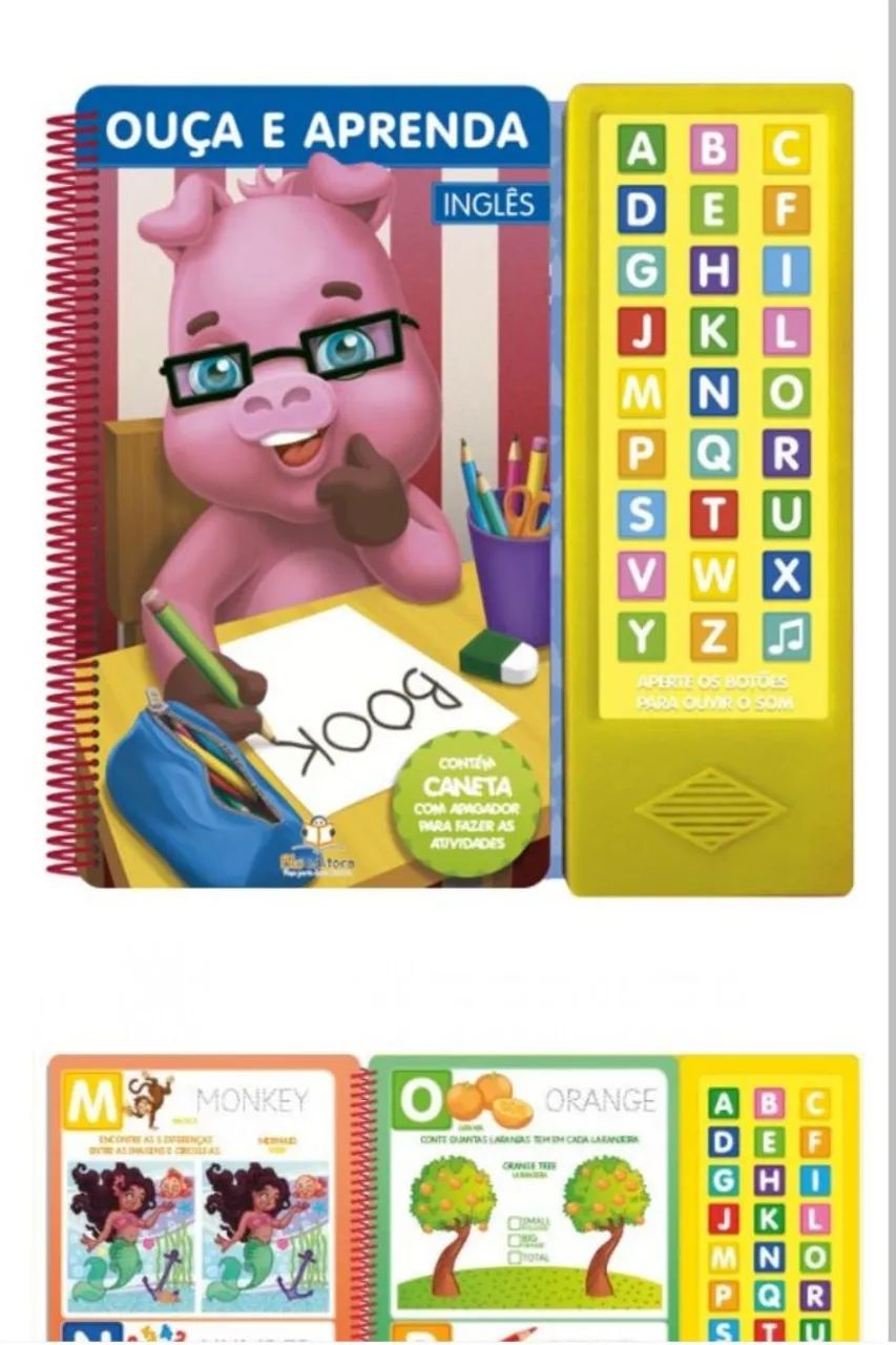 Livro interativo infantil 