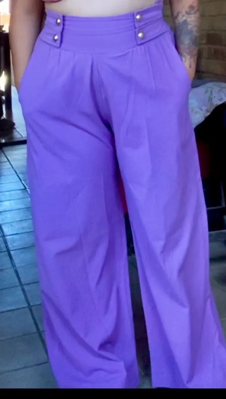 Conjunto M calça pantalona  - Foto 3