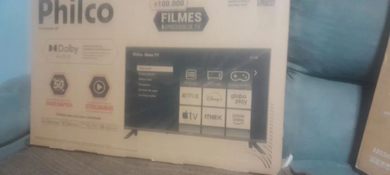 Tv philco na caixa