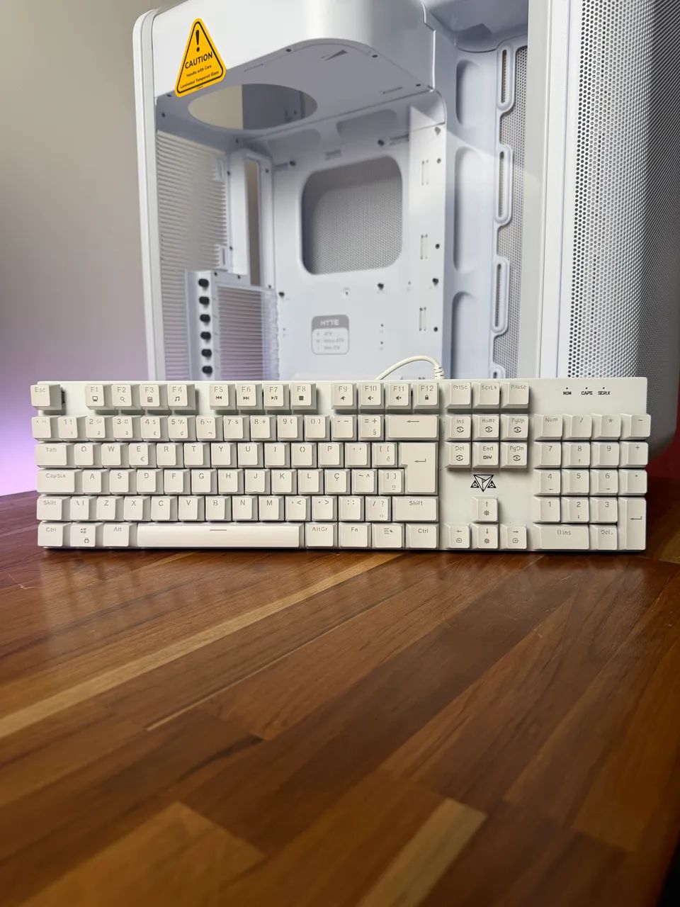 Teclado Mecânico Branco  - Foto 4