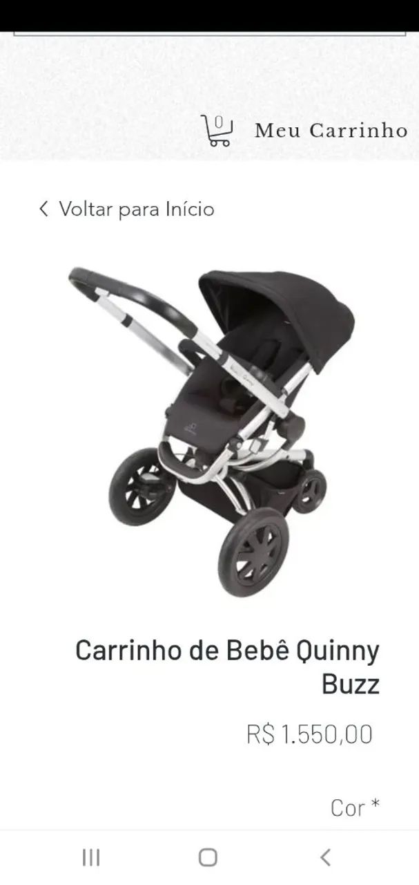 Carrinho de bebê 3 rodas 