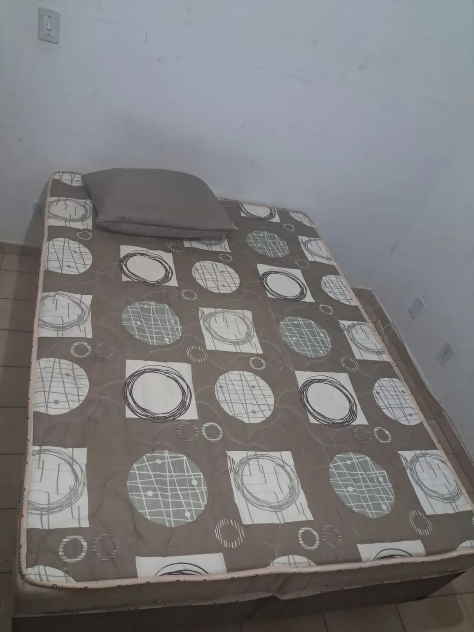 Cama Box casal acoplada espuma 7cm nova  - Foto 2
