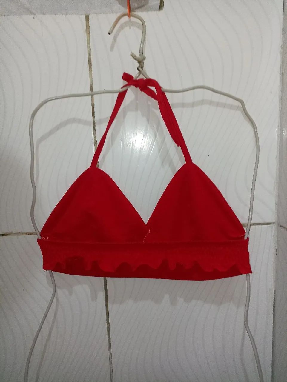 Top Vermelho Feminino M  - Foto 5