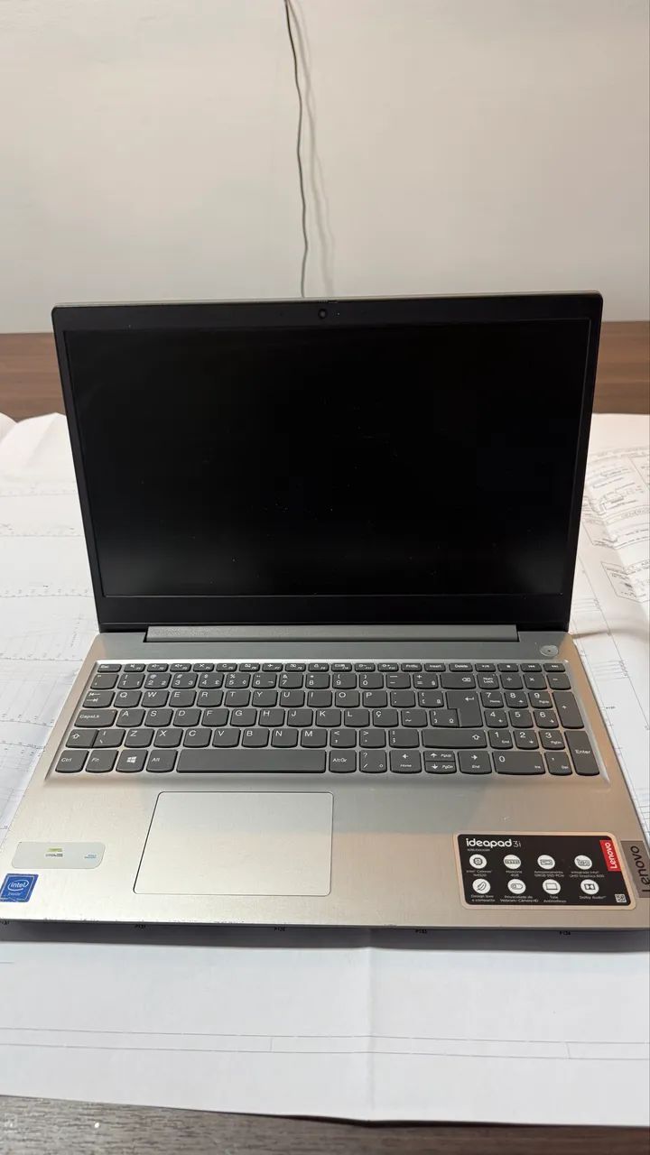 Notebook Lenovo IdeaPad 3i - Intel Celeron N4020, 4GB RAM, 128GB SSD, ótimo estado - Foto 3
