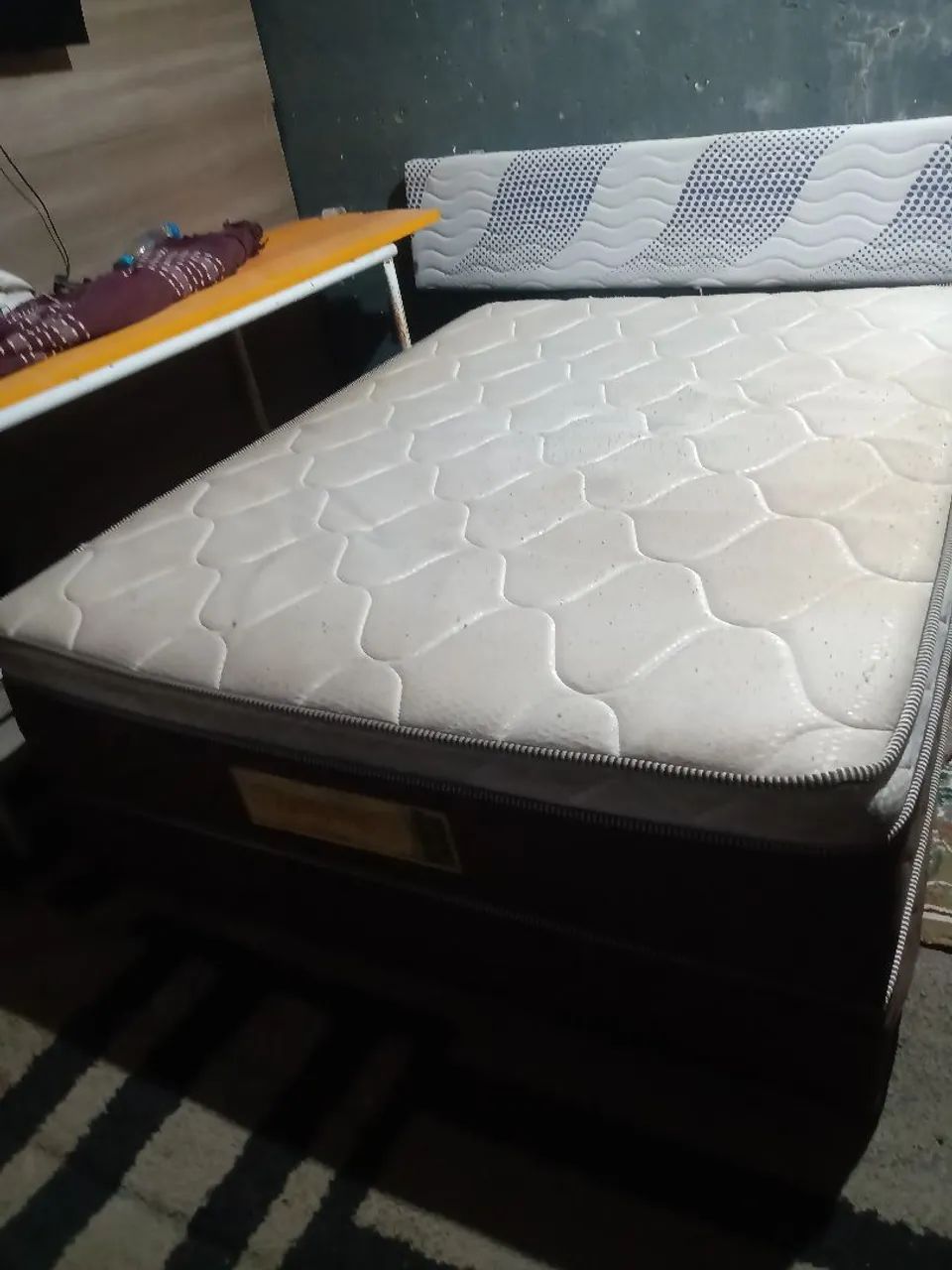 Cama Box Casal Espuma Grossa Conjugado $300