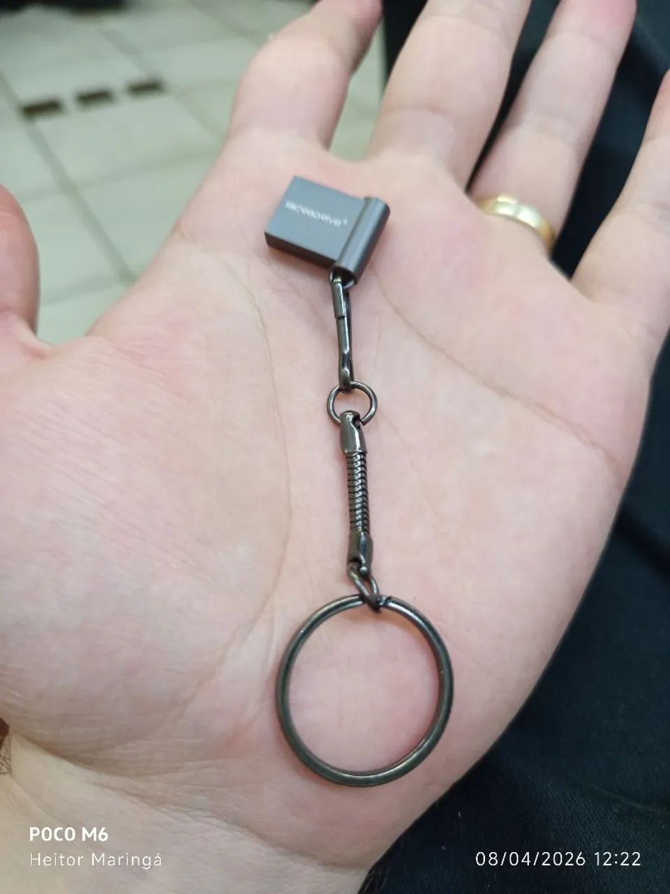 Mini pen drive 32gb de metal - Foto 3