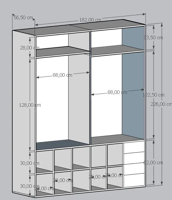 Guarda-roupa em MDF com espelho - Foto 5