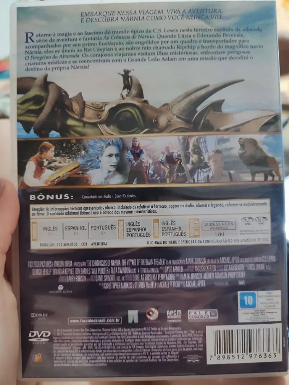 DVD As Crônicas de Narnia - Foto 2