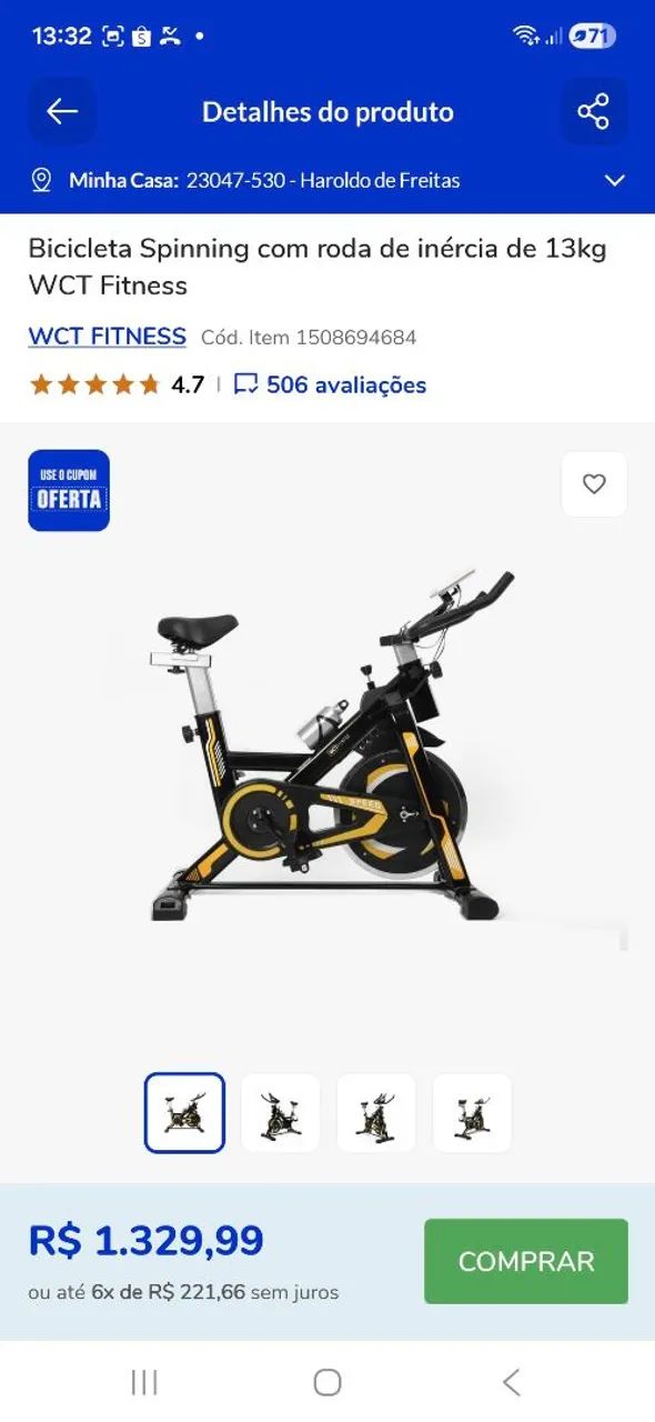 VENDE BICICLETA SPINNING 6 MESES DE USO - Foto 2