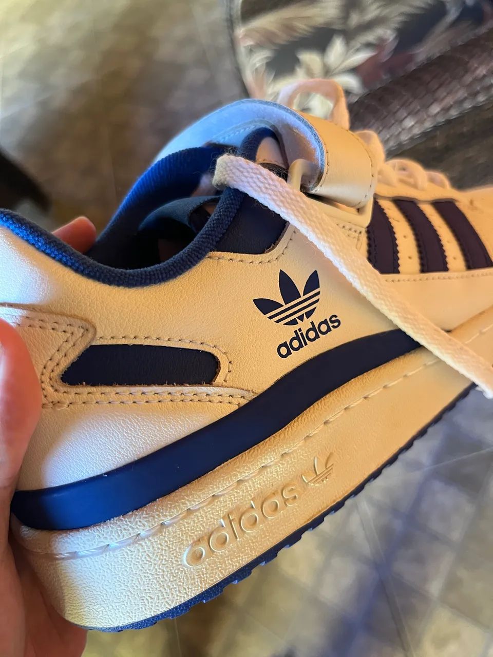Adidas Fórum Low White Blue Original semi-usado - Foto 3