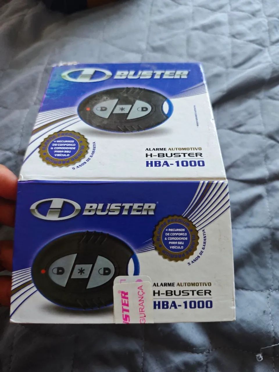Alarme Automotivo H-Buster HBA-1000 Completo na Caixa com 2 Controles - Foto 2