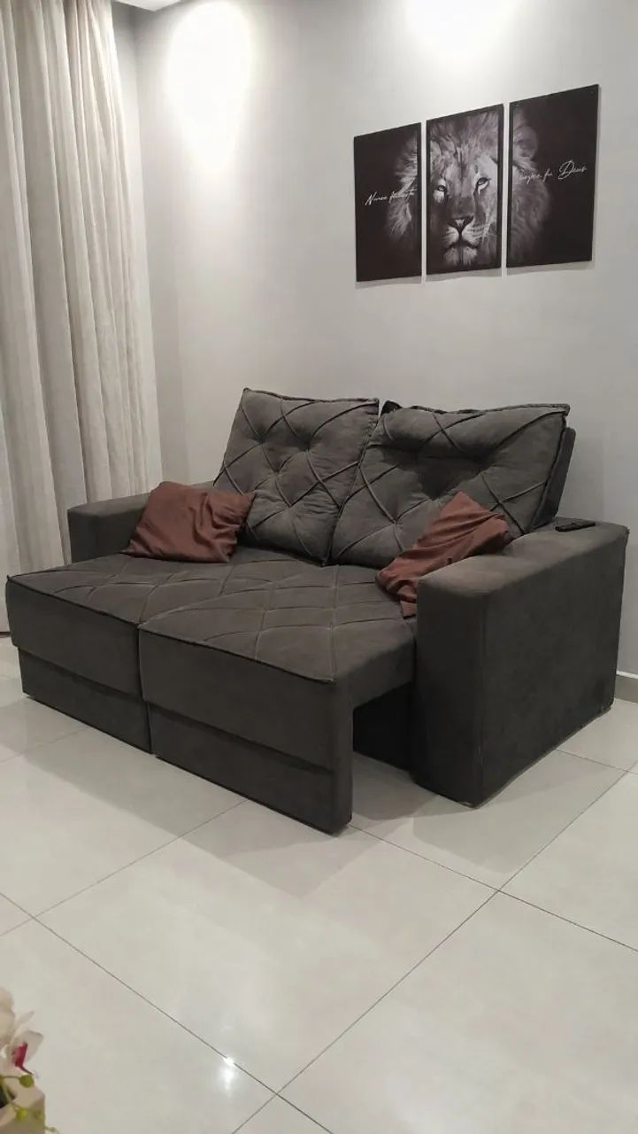 Sofa Retrátil em excelente estado