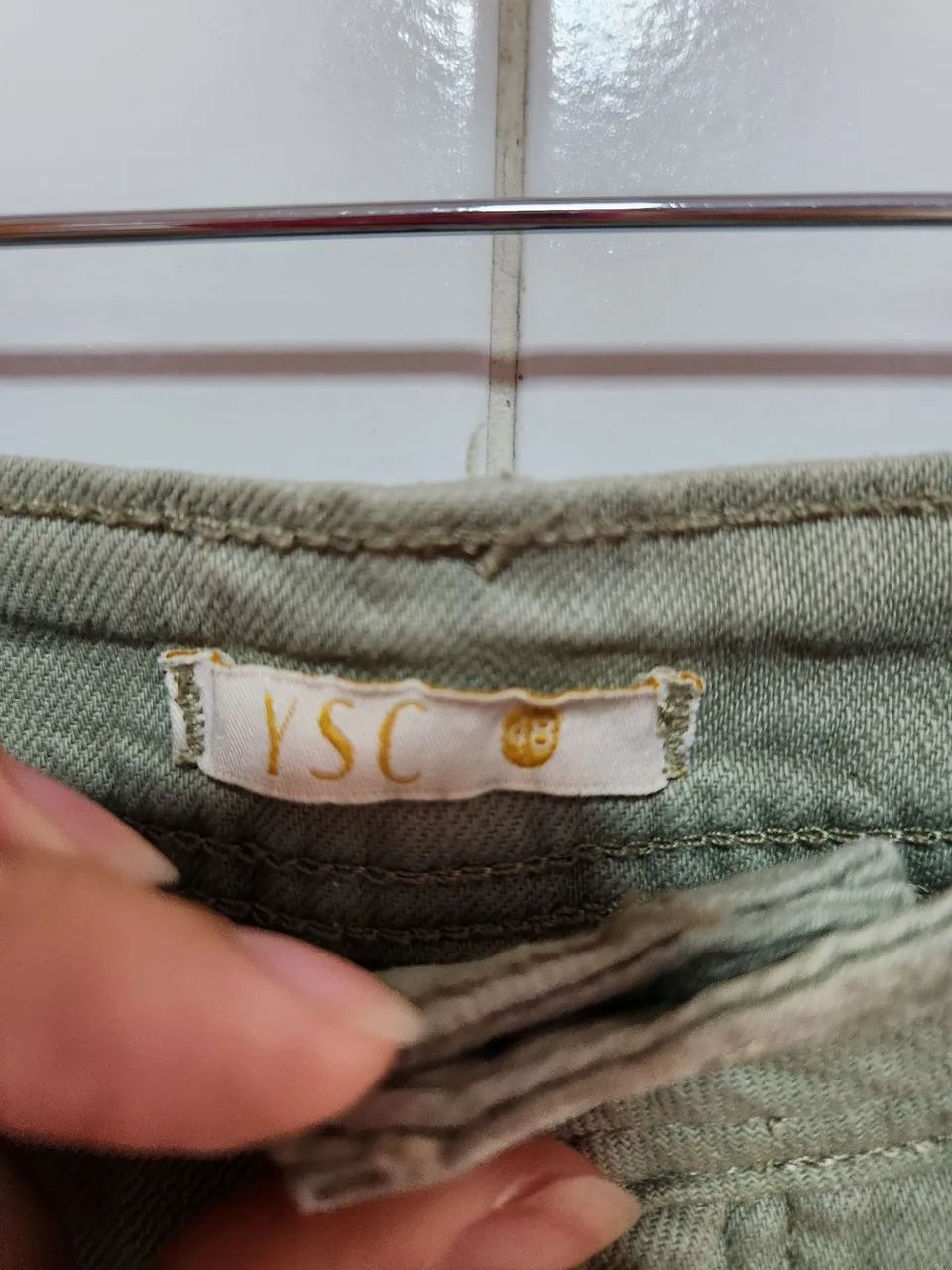 Calca jeans wide leg 48  - Foto 3