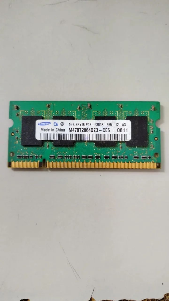 Memória Ram Notebook PC2 - 1Gb - Foto 2