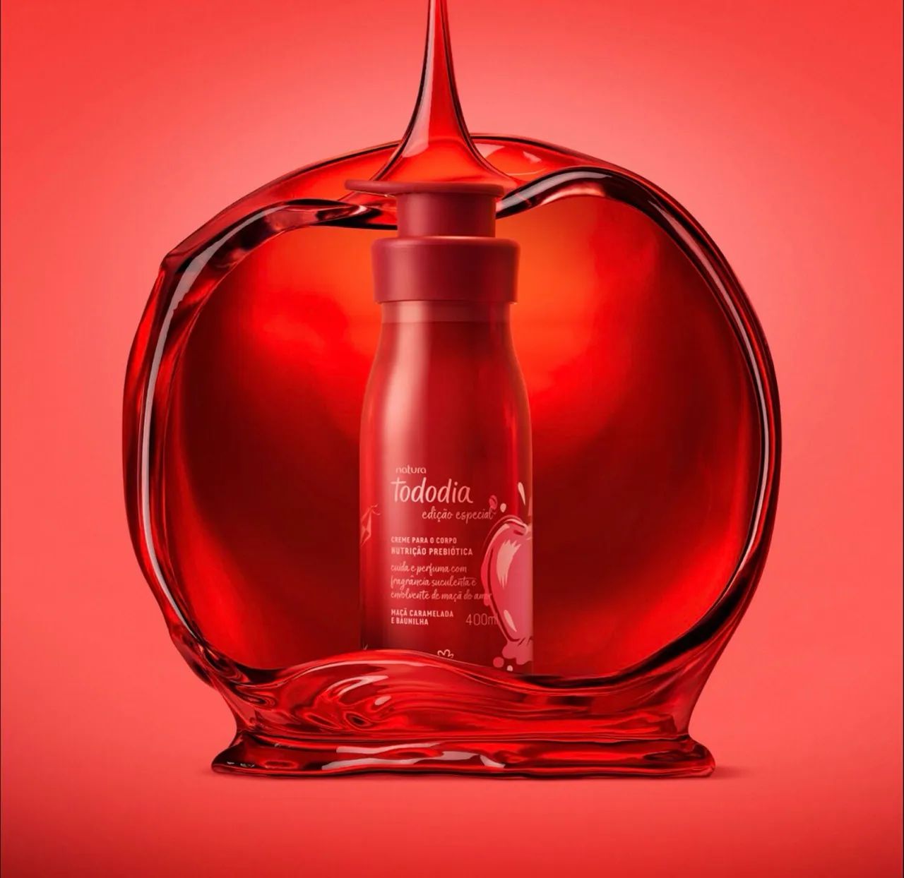 Hidratante maçã caramelada e Baunilha 400ml