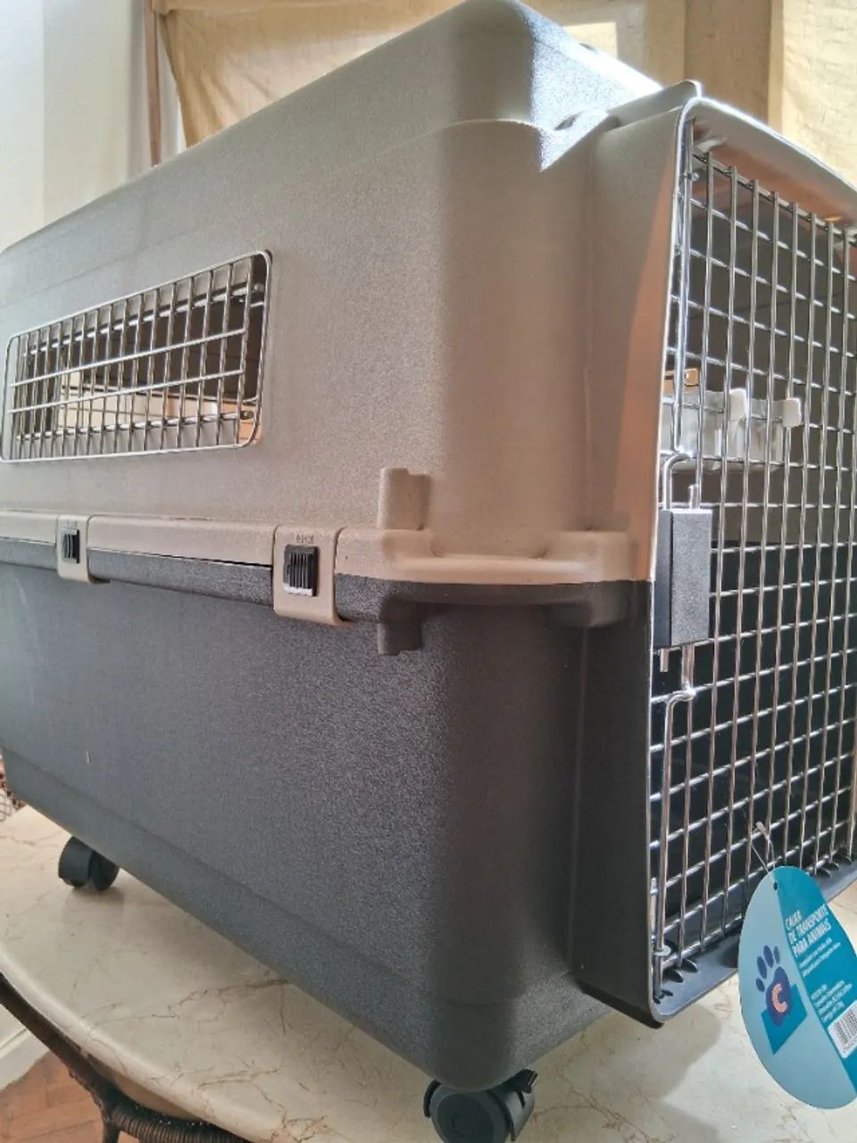 Caixa de transporte nova para pets até 23kg - Foto 5