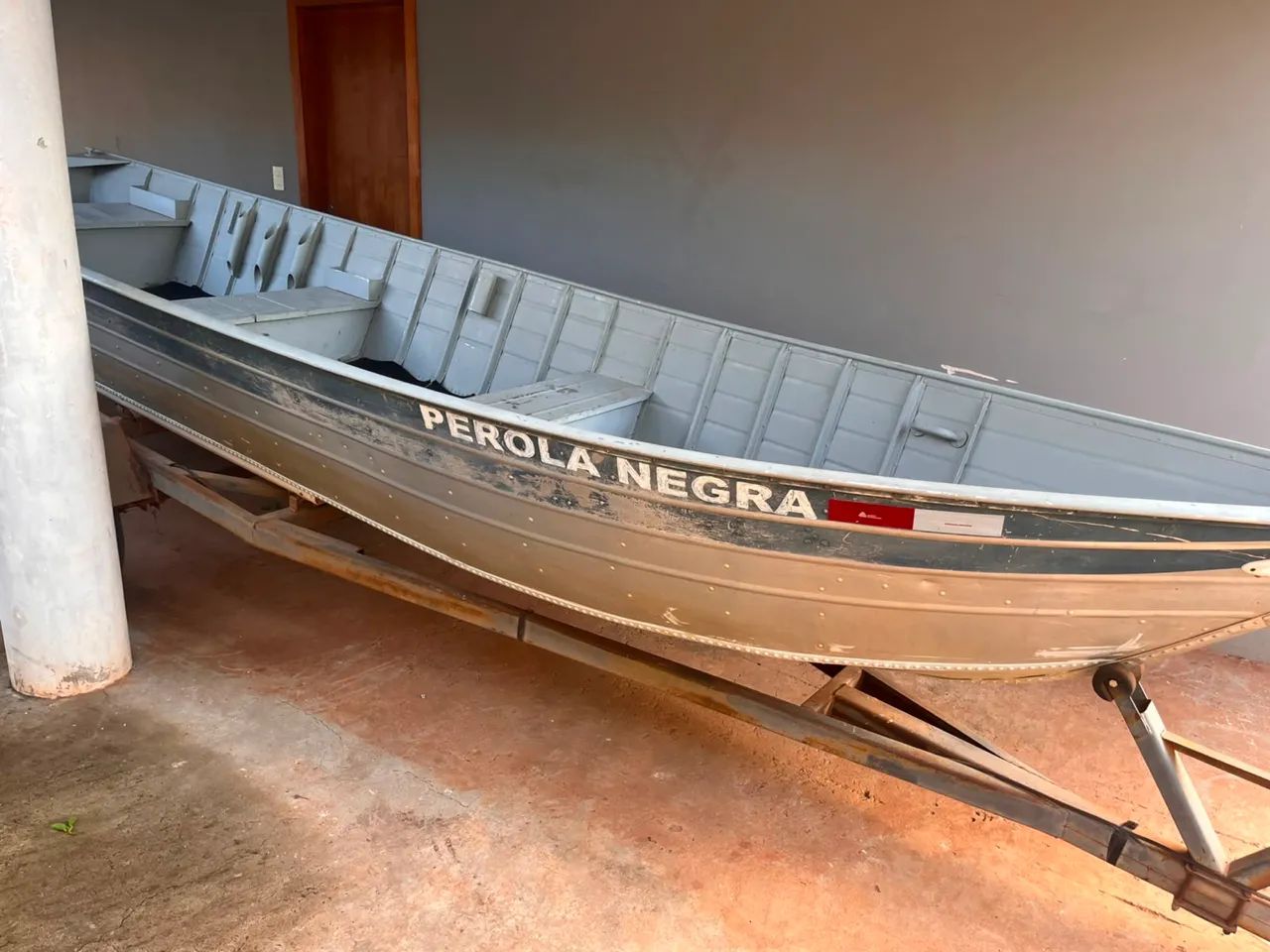 CONJUNTO: BARCO + MOTOR + CARRETINHA - Foto 3