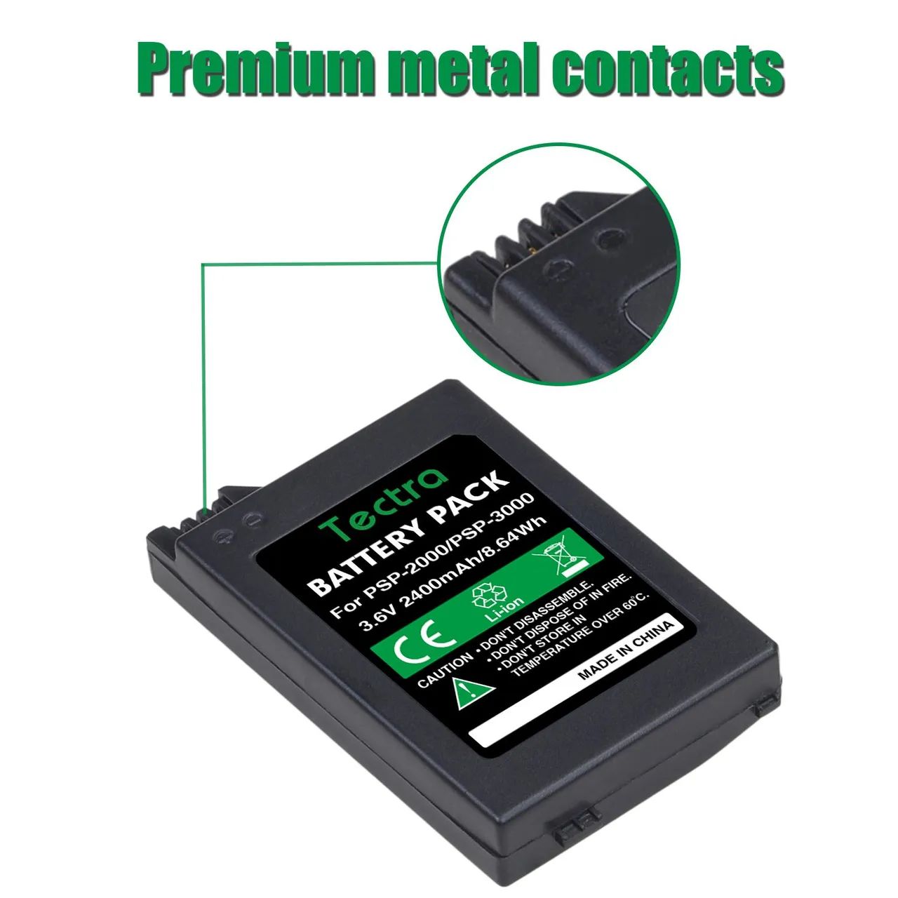 Bateria Tectra para PSP modelo 2000 e 3000 - Foto 2