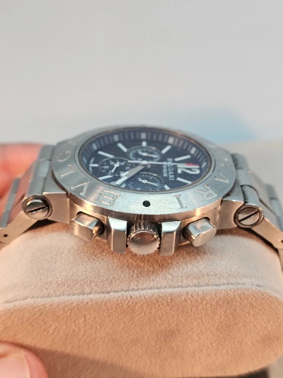 Relógio Bvlgari Cristal de Safira revisado pilha nova  - Foto 2