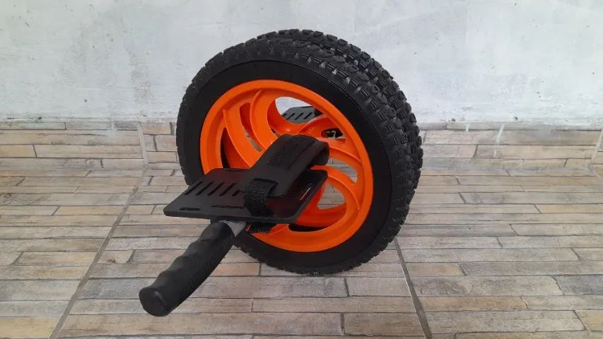 Roda dupla para exercício abdominal mãos e pés - Foto 2