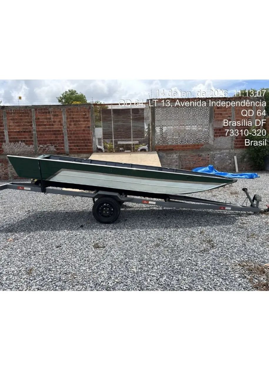 Barco reboque e motor  - Foto 2