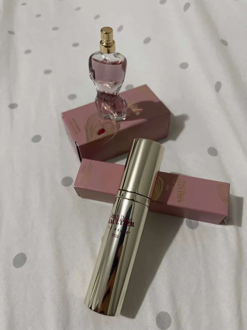 Mini perfume e caneta Jean Paul lá belle roser  - Foto 2